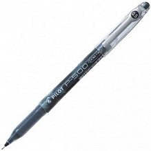 Ручка гелева Pilot P-500, чорна (3)