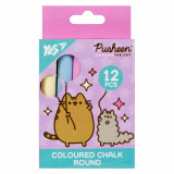 Крейда кольорова Yes "Pusheen" 12 шт...
