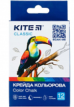 Крейда кольорова, 12 шт. Kite Classic (3)