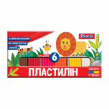 Пластилін 1Вересня "Zoo Land", 6 кол...