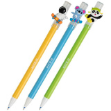 Ручка гелевая пиши-стирай Kite Skate 0,5 синяя