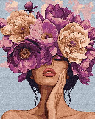 Картина за номерами. Квіткова мелодія 40х50 см Flowers