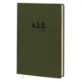 Щоденник дат. А5 (130х202), 160 арк., крем. лі...