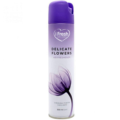 Освіжувач аерозольний повітря iFresh 300 мл, delicate flowers