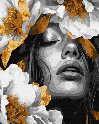 Картина за номерами обкладинка Танець пелюсток 40х50 см Flowers