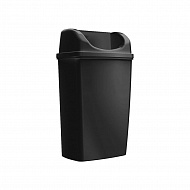 Емкость Rulopak для мусора 50л, черный, пластик, 60*39,5*25,5см.