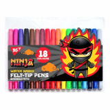 Фломастеры YES 18 цветов "Ninja"