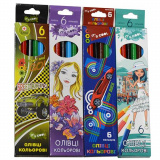 Набір 6 кольорових олівців