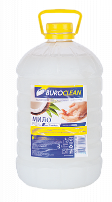 Мило рідке  BuroClean EuroStandart 5л КОКОС