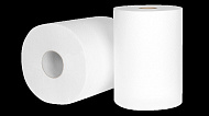 Полотенца бумажные рулонные Papero белые Джамбо, 2 сл 100 м, 6 рул/уп