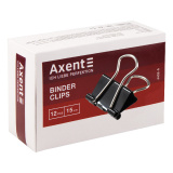 Біндери Axent 15 мм 12 шт чорні