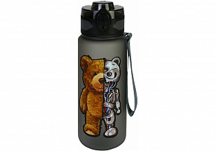 Пляшка для води Robo Bear, 500 мл, чорна (4)