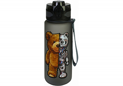 Пляшка для води Robo Bear, 500 мл, чорна (2)