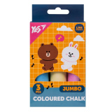 Крейда кольорова Yes "Line Friends",...