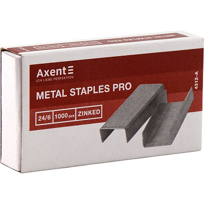 Скоби Axent Pro №24/6 1000 шт (2)