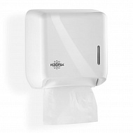 Диспенсер Rulopak Smoll для туалетной бумаги в пачках, пластиковый, белый, 17,5*15*12,5см.