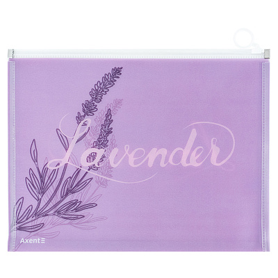Папка zip-lock A4+ Axent Lavender-1 (2)