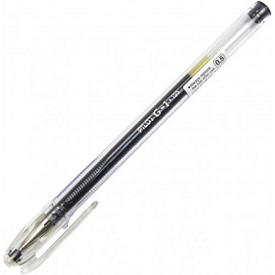 Ручка гелева Pilot BL-G1-5T, чорна