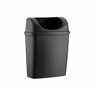 Емкость Rulopak для мусора 6л, черный, пластик, 13,5*25,5*33см.