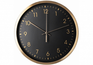 Часы настенные металл Optima RICH d-25,2 см, черный (4)