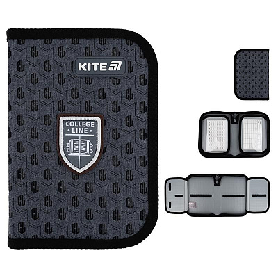 Пенал Kite 1 від., 2 відв., без наповнення 622 College Line
