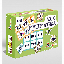 Розвиваюча настільна гра "Лото математика" (5)