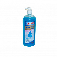 Мыло жидкое San Clean 1000 г, голубое, с дозатором