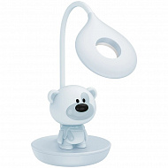 Лампа настольная Kite LED с аккумул. Bear, голубой