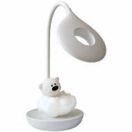 Лампа настольная Kite LED с аккумул. Cloudy Bear, белый