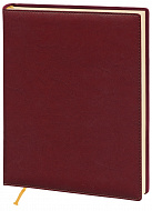 Ежедневник дат. Nebraska А4 (203*280), 176 стр, линия, крем. блок, бордо