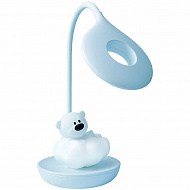 Лампа настольная Kite LED с аккумул. Cloudy Bear, голубой